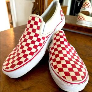 Men’s Vans checkerboard shoes
